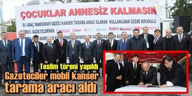 Anneler ölmesin diye  kanser tarama aracı alındı