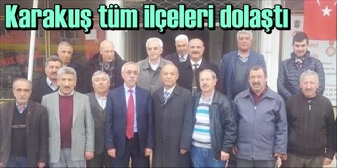 Karakuş ilçe ziyaretlerini sürdürdü