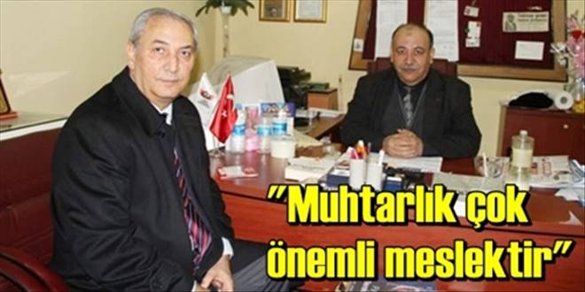 Akdoğan muhtarları ziyaret etti