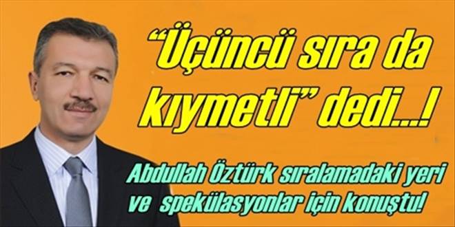  Üçüncü sıra da kıymetli