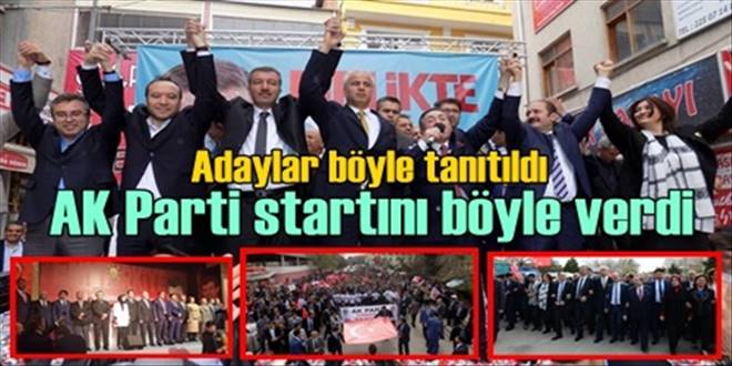 AK Parti adaylarını tanıttı