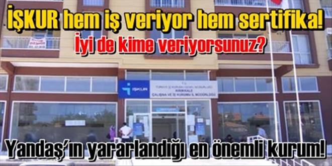 İŞKUR hem iş veriyor hem sertifika!