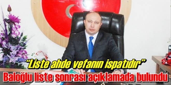  Liste ahde vefanın ispatıdır