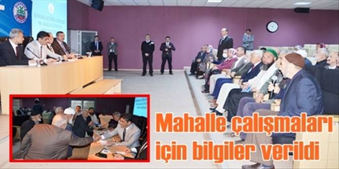 Mahallelerde çalışma programı