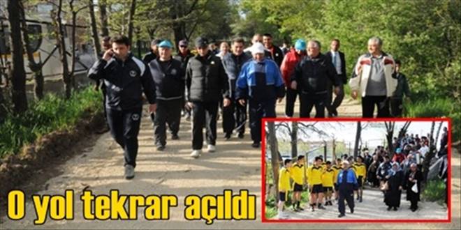 MKE yürüyüş yolu halka açıldı