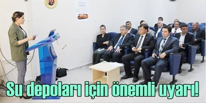 Su depoların temizliğine dikkat edin