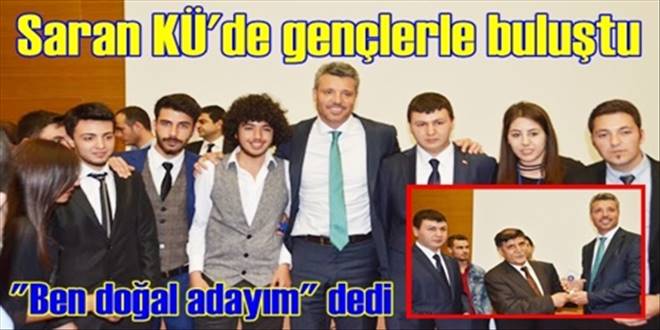 Saran gençlerle buluştu