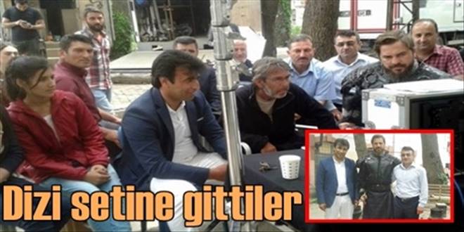 Diriliş setini ziyaret ettiler