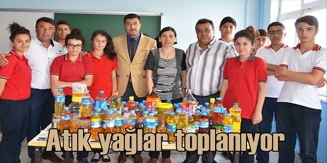 Atık yağlar toplanıyor