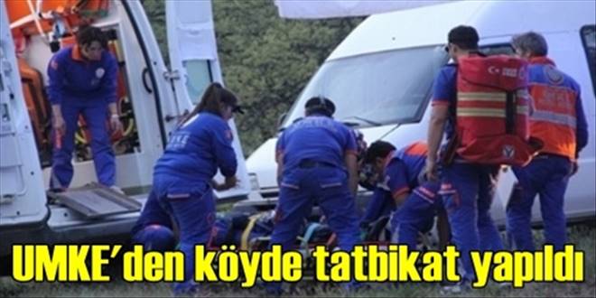 UMKE ekibi tatbikat kampı yaptı