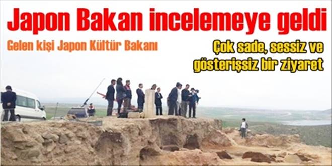 Japon Bakan ören yerini gezdi