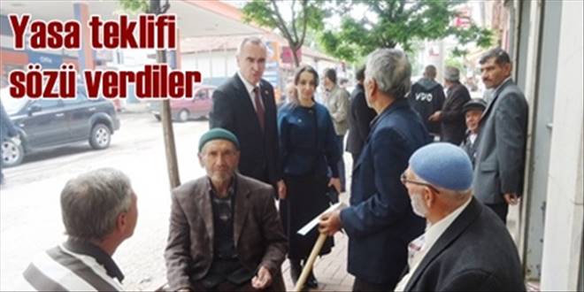Kanun teklifinin önünü açacağız