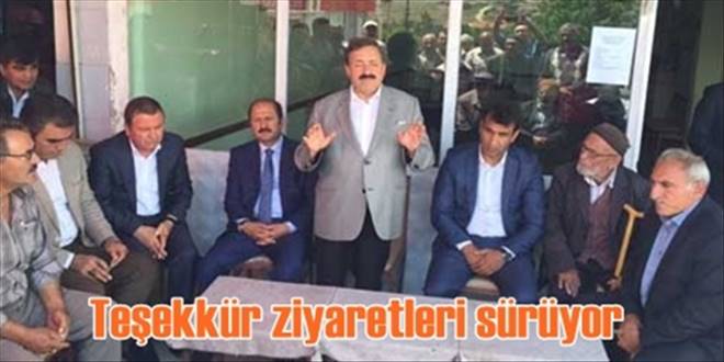 Vekillerden teşekkür ziyareti sürüyor