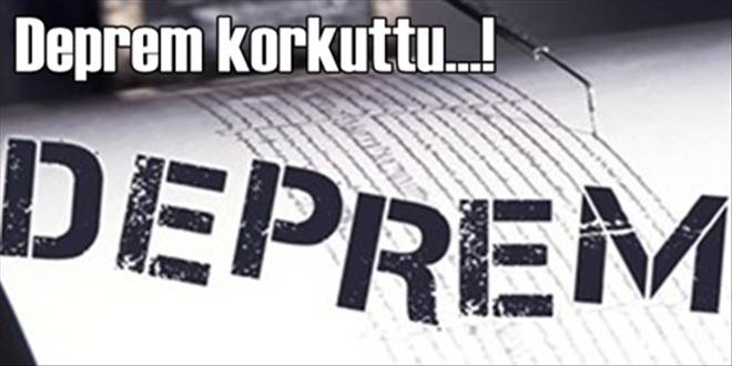 3.9 şiddetinde deprem
