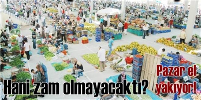 Pazar fiyatları el yakıyor