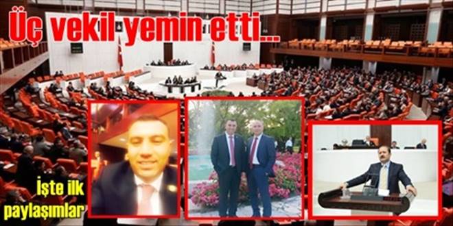 Vekiller yemin ediyor