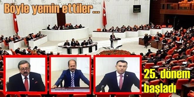 Vekillerimiz yemin etti