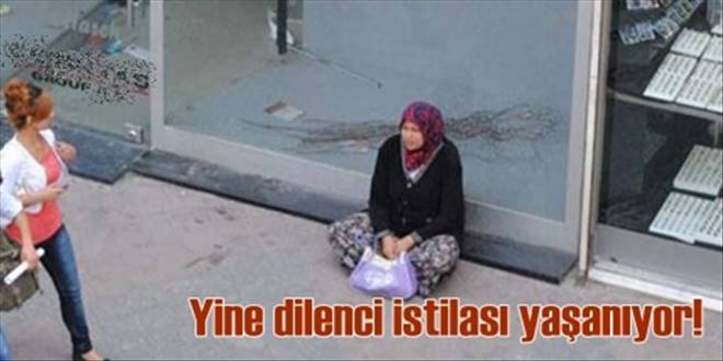 Şehirde dilenci istilası