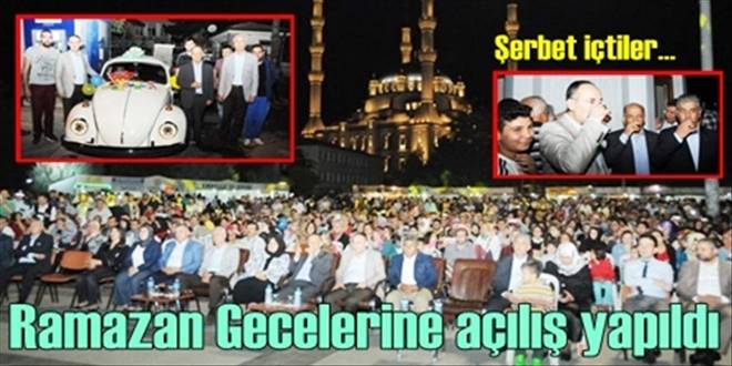 Ramazan etkinliklerine şerbetli start