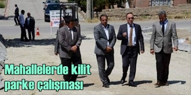 Mahallelere kilit parke çalışması