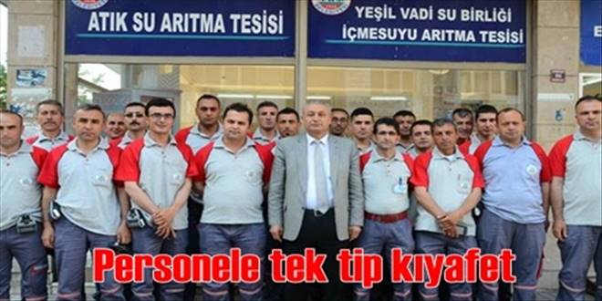 Belediye çalışanına tek tip kıyafet