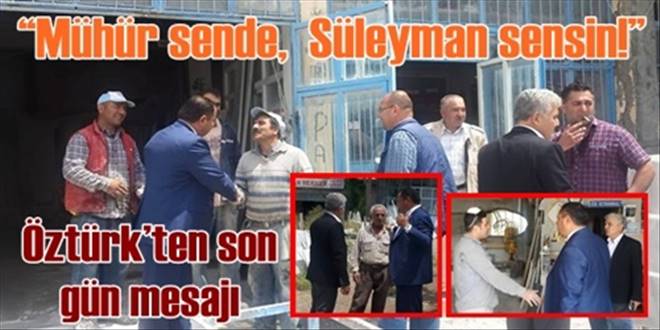 Mühür sende, Süleyman sensin!