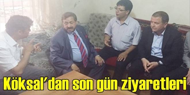 Köksal STK ve esnaf gezdi