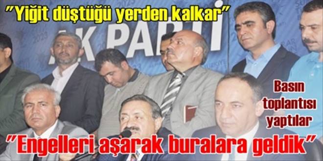  Engelleri yıkarak buraya geldik