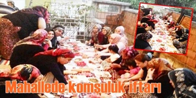 Aynı iftar sofrasında  bir araya geldiler