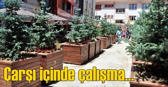 Çarşı İçinde Çalışma Yapıldı