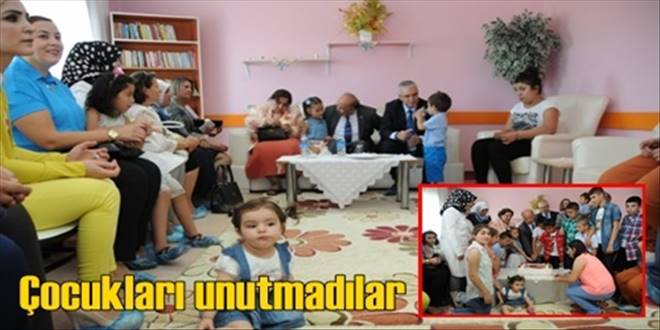 Çocuk yuvasında bayramlaşma