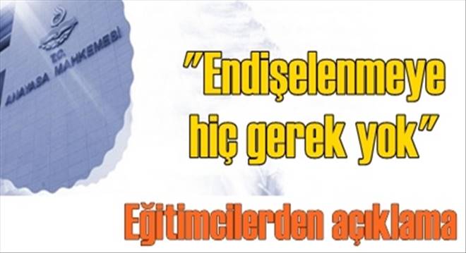 Endişeye gerek yok!