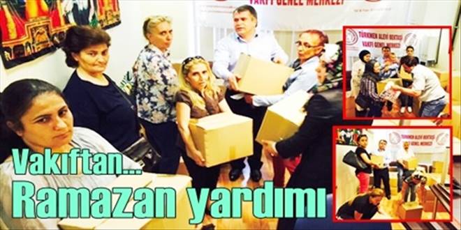 Ramazan yardımları sürüyor