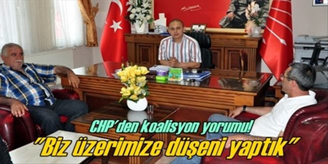 ?Biz üzerimize düşeni yaptık?