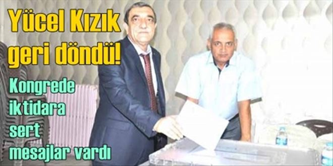 Yeni başkan Yücel Kızık