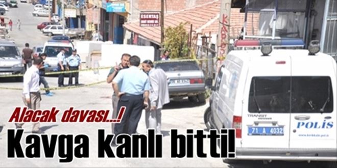 Alacak verecek davasında kan aktı