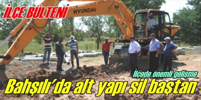 Bahşılı altyapı sil baştan