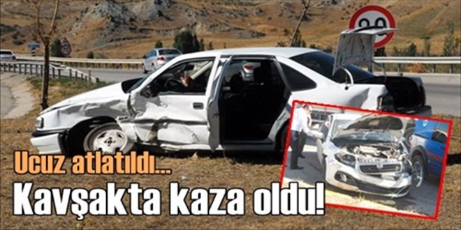 Kalecik kavşağında kaza: 4 yaralı