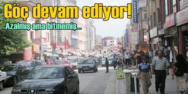 Yüzde 3 göç verdik