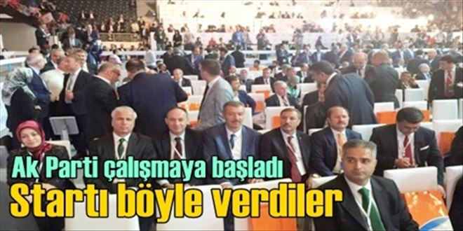 AK Parti startı verdi