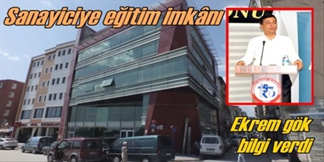 Sanayiciye eğitim imkânı