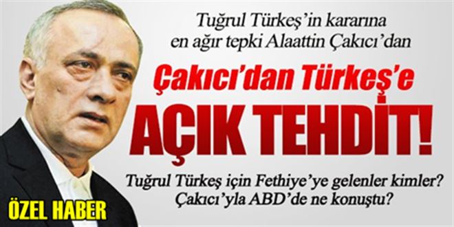 Çakıcı´dan Yıldırım Tuğrul Türkeş´e jet yanıt!