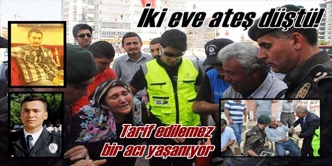 İki eve ateş düştü!