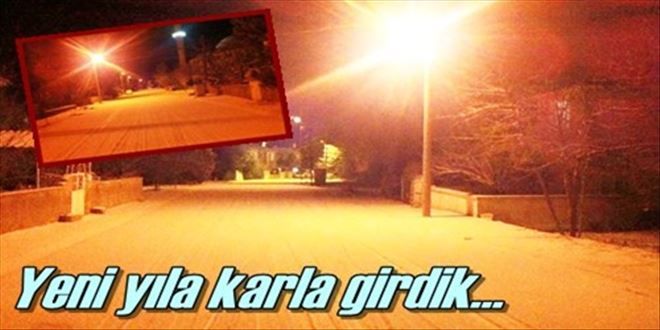 Yeni yıla karla girdik