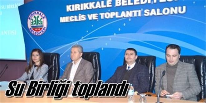 Yeşil Vadi Su Birliği toplandı