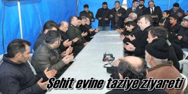 Kolat´tan şehit evine taziye