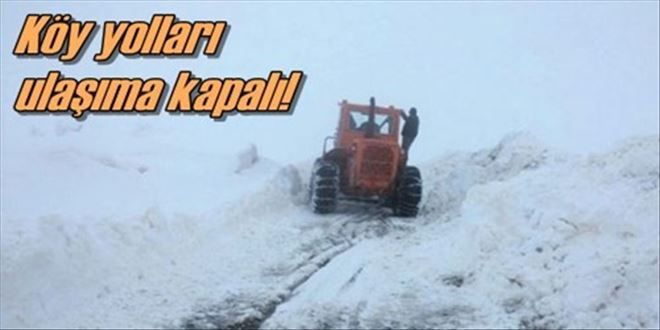121 köy yolu kapandı