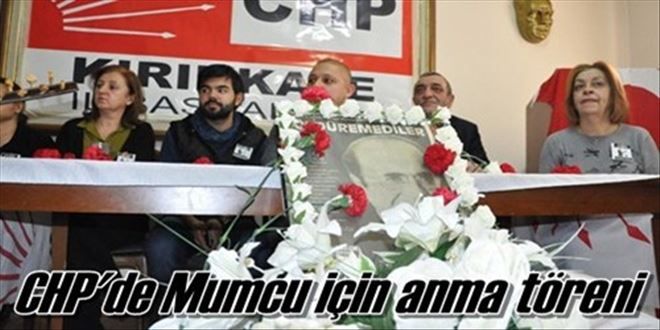CHP Mumcu´yu andı