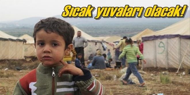 Yetimlere sıcak yuva