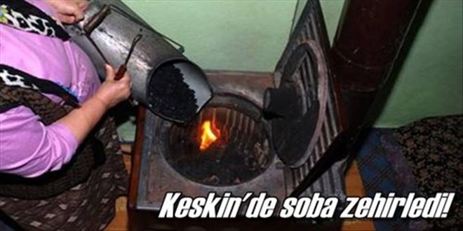 Keskin´de soba zehirlenmesi